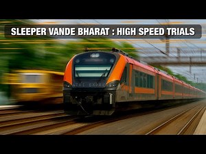 Another Sleeper Vande Bharat rolls out 🚅🔥Exclusive beast on the tracks — High-Speed Trials ⚡️