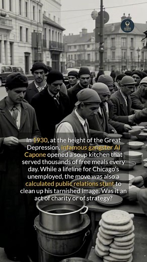Al Capones soup kitchen during the Great Depression was a complex mix of charity and calculated self-interest. #history #historyfacts #GreatDepression #Chicago | The Shared World