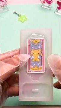 Even if you're clumsy, you can do it! How to make cute acrylic stands using 100 yen resin #shorts...