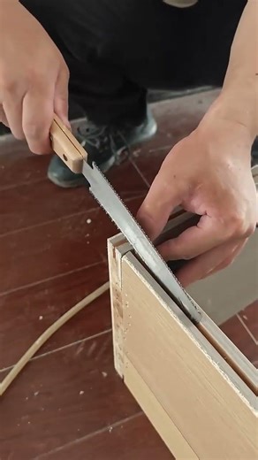 Hand saw for door frame slot, woodworker saw blade