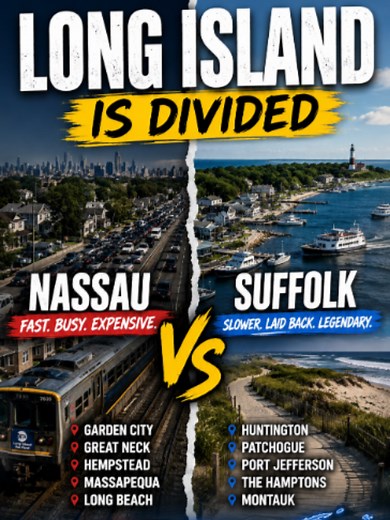 Long Island: Nassau vs Suffolk — Which Feels Like the Real Island?