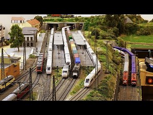 A lot of model trains...