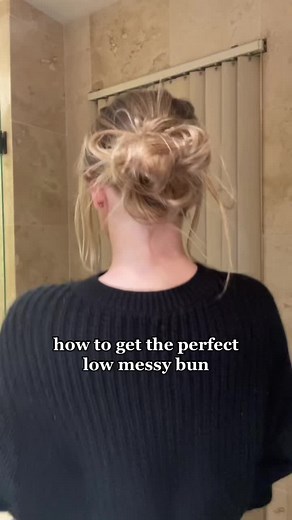 How to Create the Perfect Low Messy Bun Tutorial