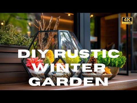 🌲 DIY Rustic Winter Garden | Charming Displays Using Branches and Pinecones