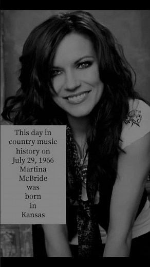 This day in country music history on 7/29/1966 Martina McBride was born #countrymusic #90scountry