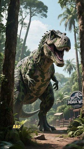 How Indominus Rex Escaped — Jurassic World’s Smartest Monster! 😱🧬 #shorts #jurassicworld