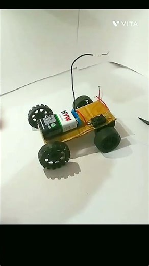 7th std science project dc motor car #project #trending #science #toys