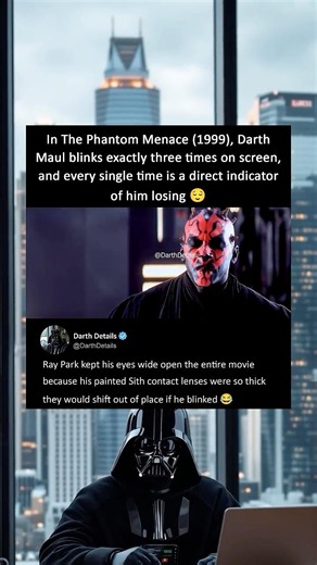 The Hidden Darth Maul Blinking Detail Explained #starwars