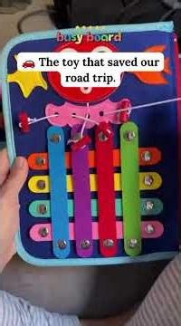 Montessori Busy Board for Toddlers