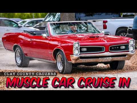 Old School Muscle rolling in to the Cruise In at Whiteys Fish Camp Florida