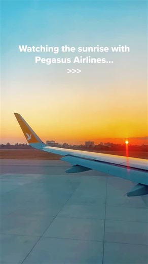 499 reactions · 4 comments | Sunrise + window seat = reason enough to book an early flight. | Pegasus Airlines | Facebook