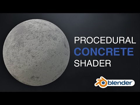 Blender EEVEE Tutorial : Realistic Concrete Shader In Blender 2.8