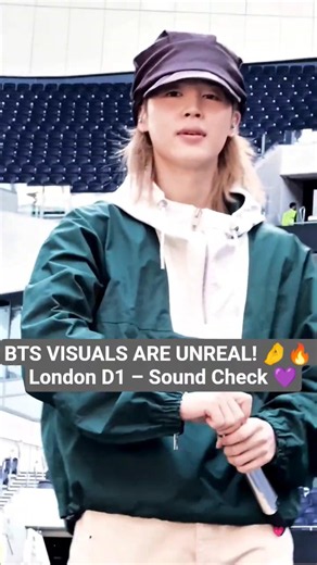 BTS VISUALS 🤌🔥 | London D1 – Sound Check #londonconcert #soundcheck #bts #btsarmy #londond1