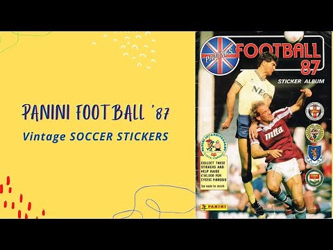 1987 Panini Football Sticker Album: Complete