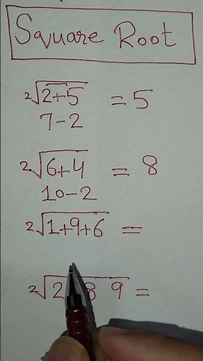 This Square Root Trick Will Blow Your Mind#mathstricks #maths #squareroot #mathhacks