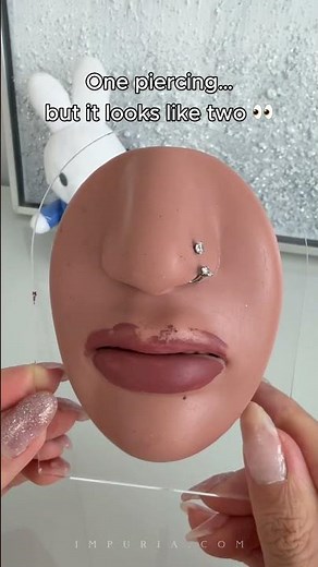 How to Get a Double Nose Ring Look with Just One Nostril Piercing