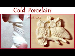 How to make Cold Porcelain Clay AIR DRY CLAY Homemade Clay Recipe