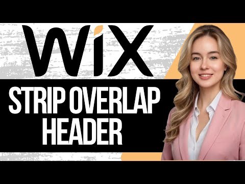 How to Add a Strip to Overlap Header in Wix