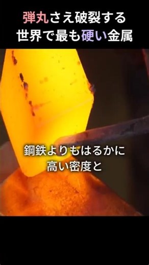 The hardest metal in the world