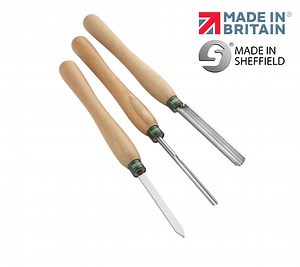 3-Piece HSS Spindle Turning Tool Set