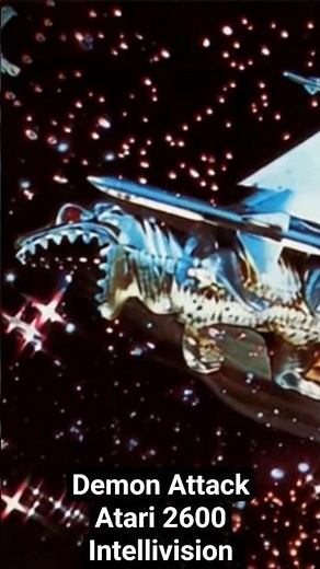 Demon Attack - Atari 2600 - Intellivision #imagic #atari #intellivision #retrogaming #videogames