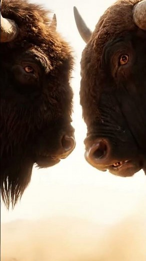 Bison vs Bull — The Wild Clash Begins