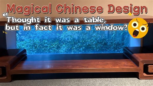 Magical Chinese Design: It looks like a table, but it's actually a window. #ChineseDesign #Magical | Hola Fujian