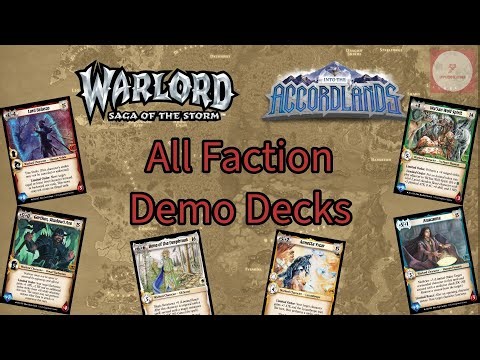 Opening All 6 Faction Demo Decks from Into the Accordlands!