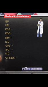👉 Medical Abbreviations 📖🤔 !! #medical #abbreviations #ICU #HR #OPD #CTscan #biology #gkfacts #sciencefacts #knowledge #study #education #exams #NEET #upsc #knowledgeispower #gkquestions #facebookreelsviral #fbreelsvideo #facebookreelsvideo #fbreelsviral #facebookreels #reelsfb #reelsviral | Krishna Thakur