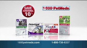 1-800-PetMeds TV Spot, 'Save an Additional 10%'