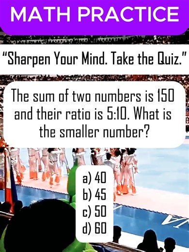 Finding the Smaller Number in a Ratio Problem