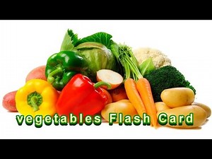 Learn Vegetables Flashcards For Kids