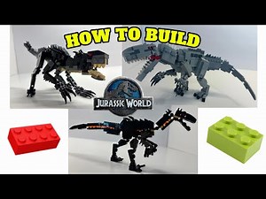 How to Build the LEGO Jurassic World Hybrids (3 Dinosaurs)