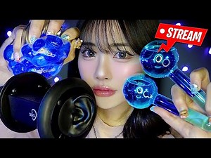 ASMR｜休憩しませんか？リラックスのためのトリガー🛌🌙(2.5h/囁き声/耳かき＆耳マッサージ/スクイーズ/水の音)