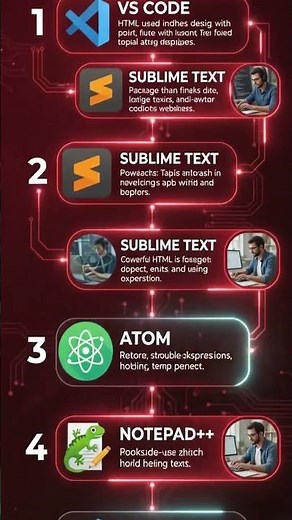 Top 10 HTML editors every web developer should know. Code faster, smarter, and build better web 💻🚀