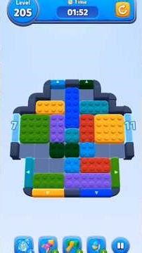 Color Block Jam Level 205 Solution