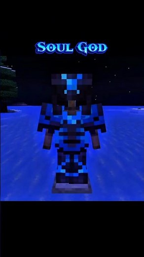 Ultimate Soul God Armor in Minecraft! (Custom Glow Skin/Trim) ✨