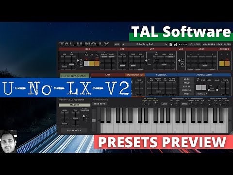 TAL U-No-LX-V2 | Presets Preview (No Talk)