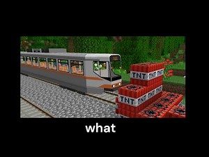 【Minecraft】crazy tram MTR mod !【train】