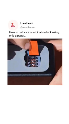 Lunatheum on Instagram: "A combination lock is a security device that opens only when the correct sequence of numbers or symbols is entered. Unlike key-based locks, it relies on a memorized code, reducing the risk of losing a physical key. Inside the lock, rotating dials align internal discs or pins when the correct combination is used, allowing the lock to open. Combination locks are commonly used on lockers, safes, suitcases, and bicycles. They provide convenience and reasonable security, thou