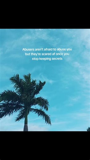 Abusers aren't afraid to abuse you but they're scared af once you stop keeping secrets. #narctok #narcissisticabuse #narcissism #traumatok #trauma