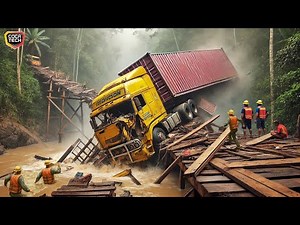 Extreme Oversize Truck Operations & Fails Heavy Equipment Disaster & Dangerous Transport Skills #2