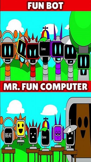 Incredibox Sprunki Fun Bot VS MR.Fun Computer *MIX VERSION*