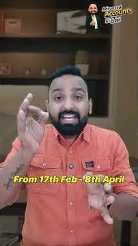 Adv. Accounts Exam Oriented Live Streaming Batch | Starts 17 Feb | CA Inter May 2026 | CA Jai Chawla
