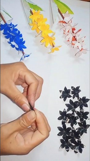 Cara Mudah Membuat Bunga Dari Kertas Origami Dalam 5 Menit #diy #craft #kerajinankertas