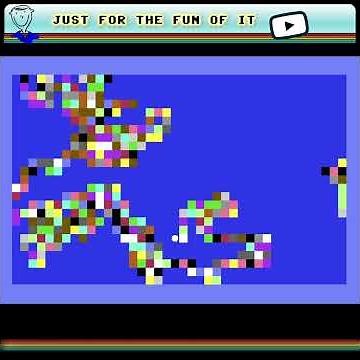 One Line of BASIC, Endless Fun 🐍🌈 - Commodore 64 Magic