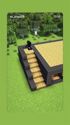 MODERN HOUSE TUTORIAL EASY ✅#minecraft #minecraftshorts #tutorial #building #minecrafttutorial