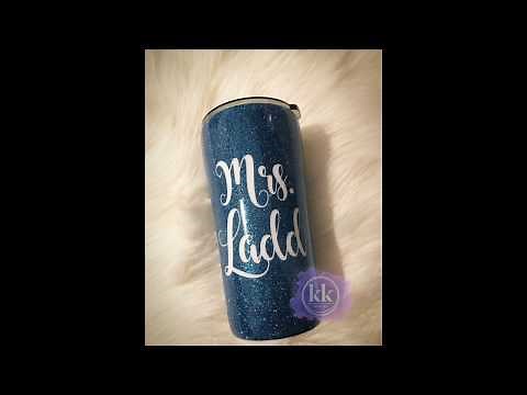 Epoxy Method Glitter Tumbler - How To For Beginners