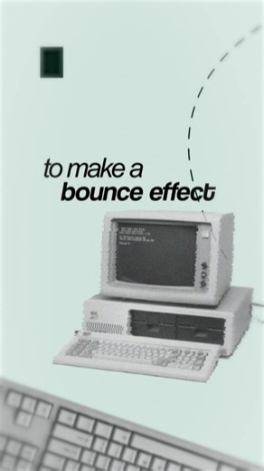 Mohaned | video editor on Instagram: "How to do bounce effect in after effects #reels_edit #videoedits #editing #aftereffects #bounce"