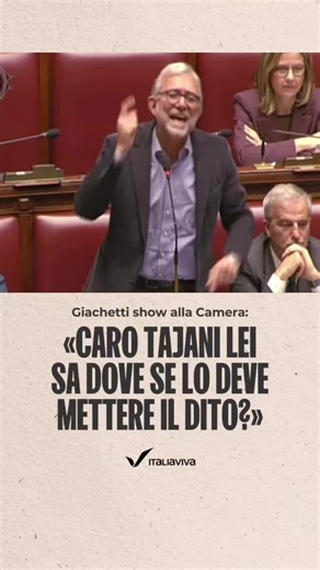 #giacchetti vs #tajani